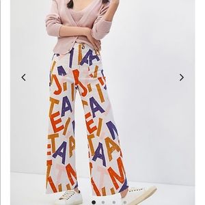 sold on instagram !! Maeve Anthropologie Je T’aime Wide leg Pants